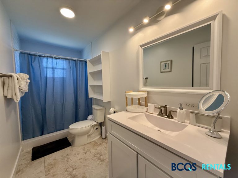 Spacious 3 Bed Plus Den 2 Bath - Bathroom Curtain - [WM]