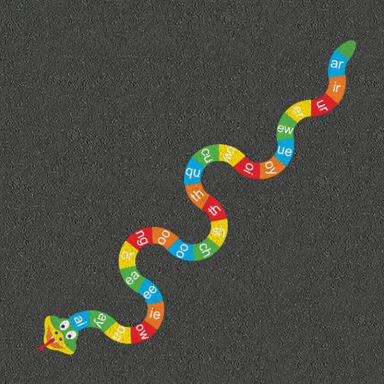 thermoplastic-playground-markings-education-literacy-vowels-and-phonics-TME003-PH-snake-phonics