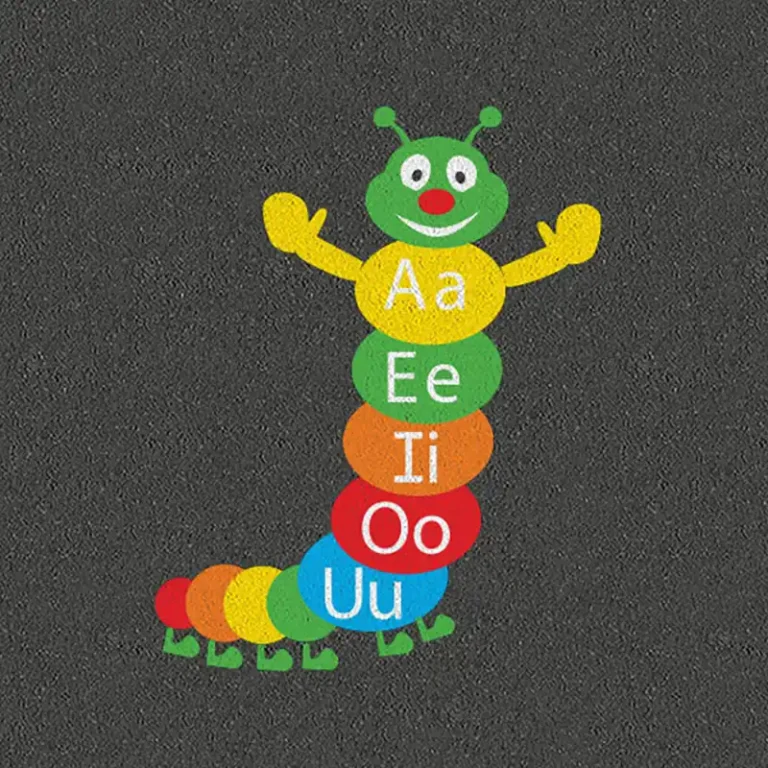 thermoplastic-playground-markings-education-literacy-vowels-and-phonics-TME005-V-vowel-caterpillar